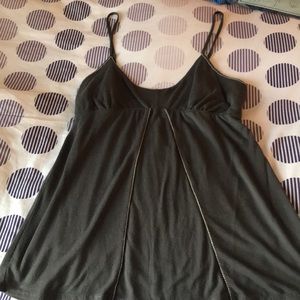 Abercrombie and Fitch tank with silver beading